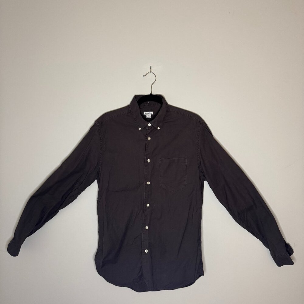 Steven Alan Navy Blue Cotton Work Shirt